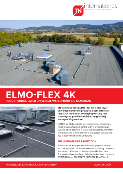 TNi ELMO-FLEX 4K Waterproofing Membrane - Flyer