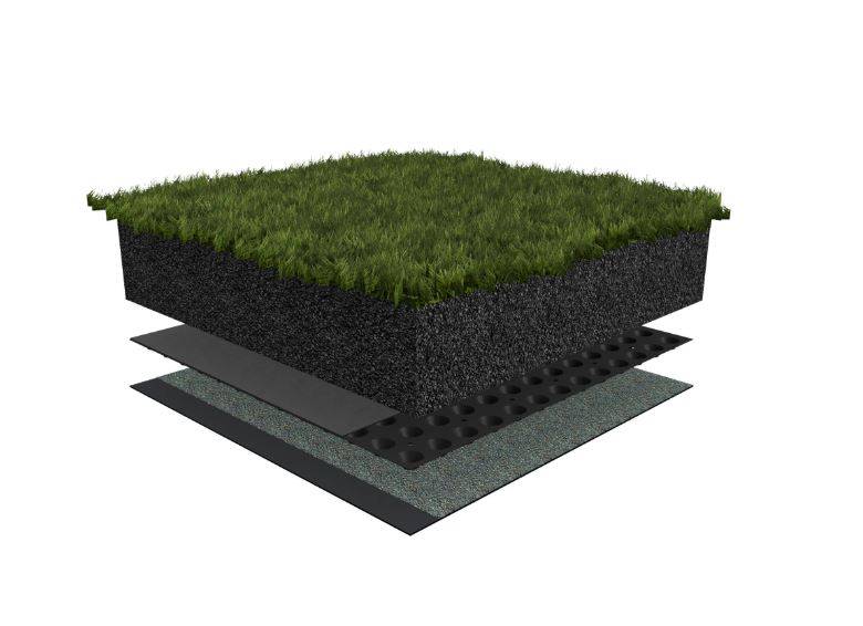 SikaShield® Hot Melt (Inverted Roof System with Sika® Green Roof)