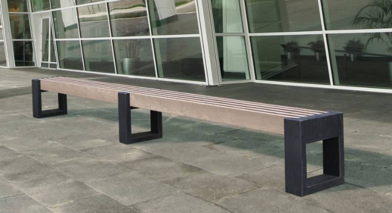 Canvas straight bench 360