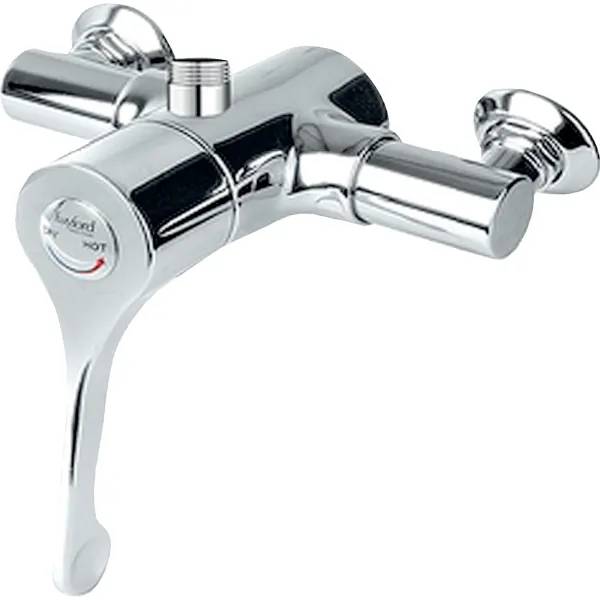 Twyford Sola Shower Tap, Surface Mounting, Single-Lever Thermostatic Mixer, Top Outlet