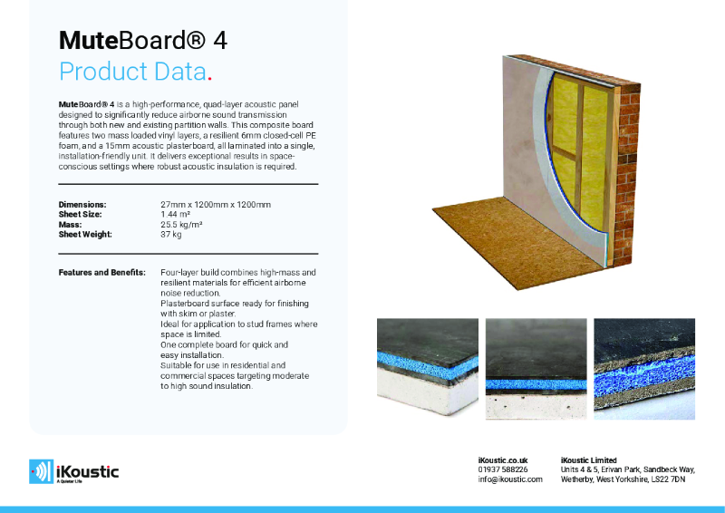 MuteBoard® 4 Data Sheet