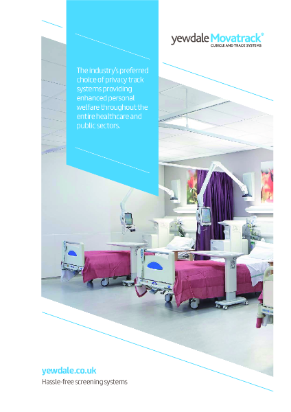 YewdaleMovatrack® the cubicle track range for hospitals and healthcare settings