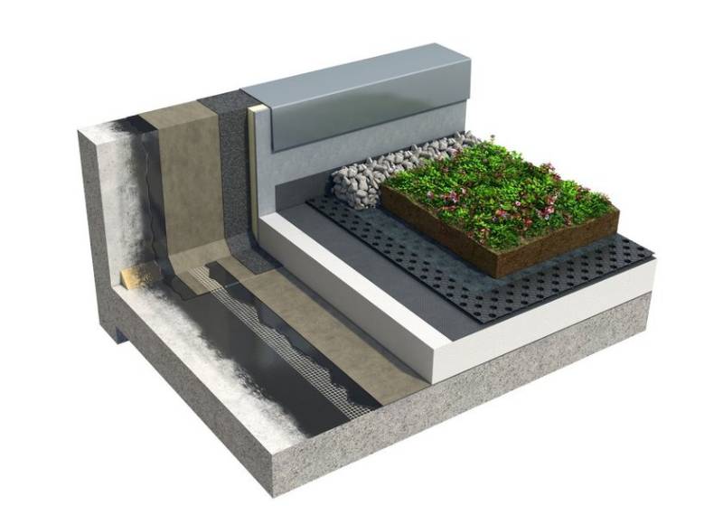 Parabit Solo Hot Melt - Green Roof - Green roof system