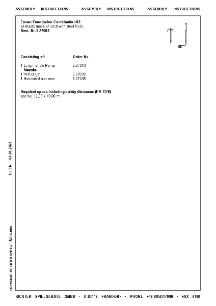 M5.27003En-EN - Assembly Instructions