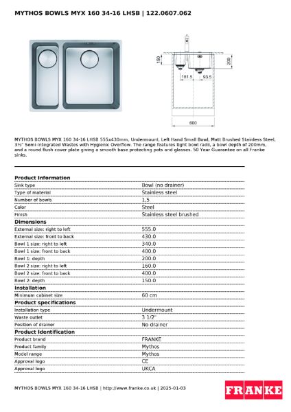 Product Sheet 122.0607.062