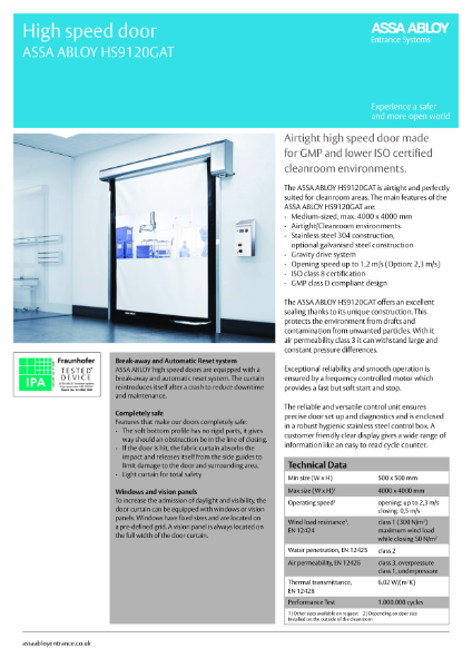 ASSA_ABLOY_HS9120GAT_Product_Leaflet