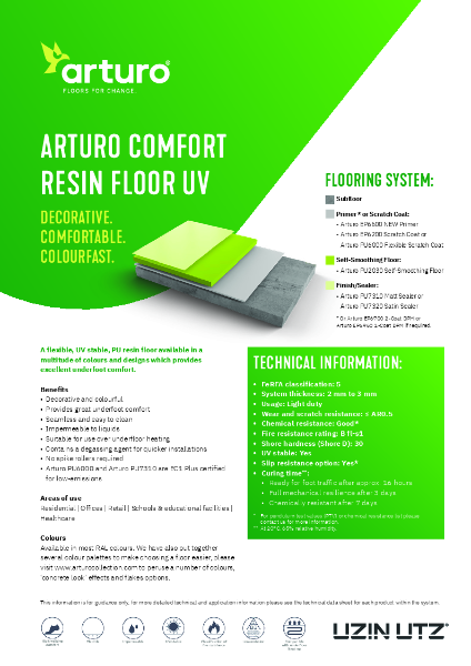 Arturo Comfort Resin Floor UV