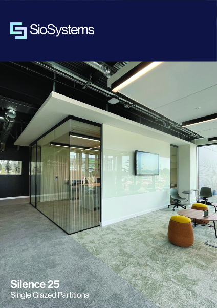 SioSystems Silence 25 Single Glazed Partitions - Data Sheet