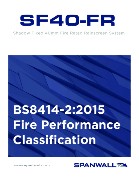 BS8414-2:2015 Fire Performance Classification