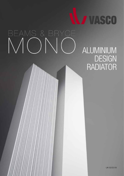 Beams & Bryce Mono - Aluminium Design Radiator