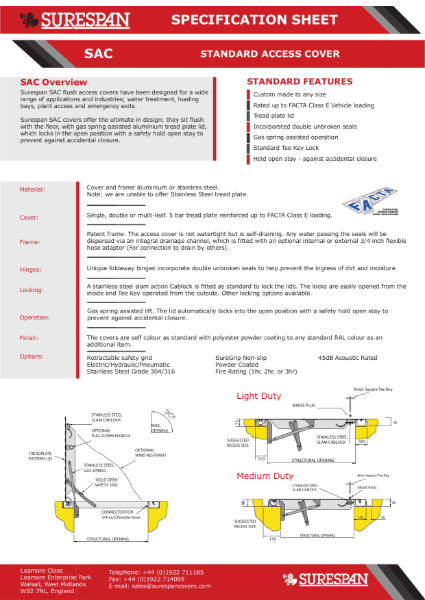 Floor Door Flush External Access