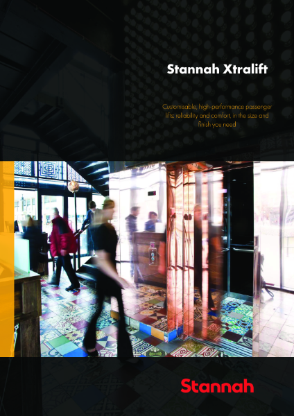 Stannah Xtralift passenger lift brochure - core range