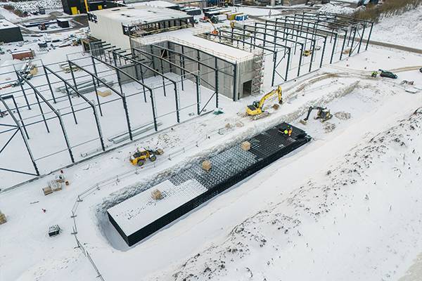 A construction site with snowAI-generated content may be incorrect.