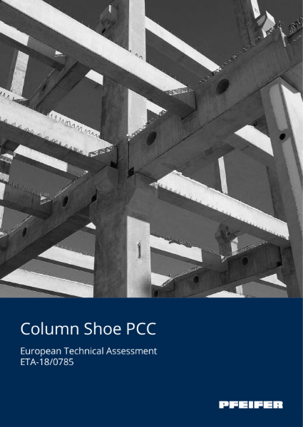 Pfeifer Column Shoe PCC for Precast Column Connections