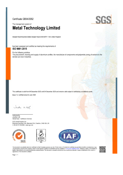 ISO 9001 : 2015