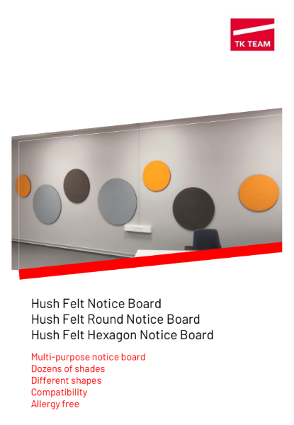 Hush Felt Notice Board