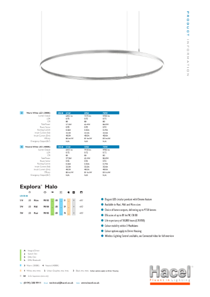 Explora® Halo Pendant