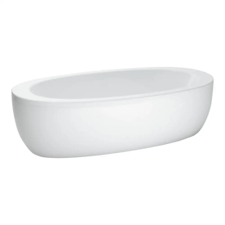 ILBAGNOALESSI - Badekar, frittstående med panel, sanitærakryl, også tilgjengelig med massasjesystem 2030mm x 1020mm x 575mm