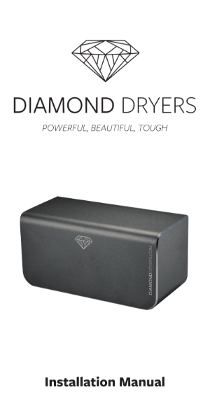 Diamond Dryer (HD-D380) Installation Manual