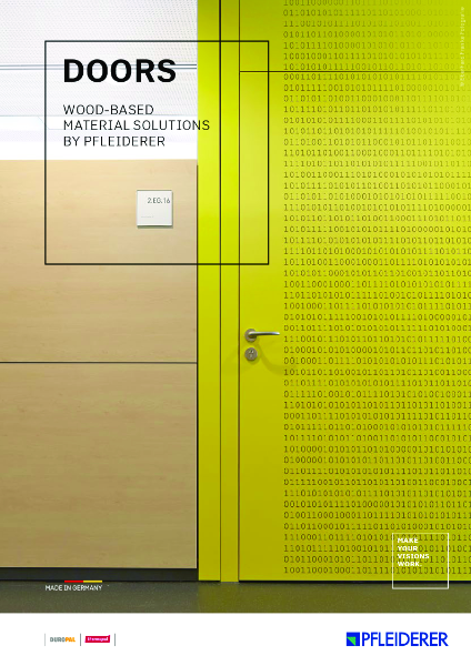 Pfleiderer Segment Brochure Doors 2025