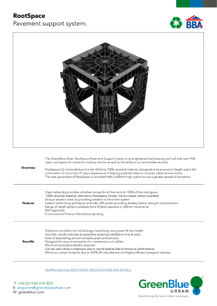 GBU RootSpace Datasheet