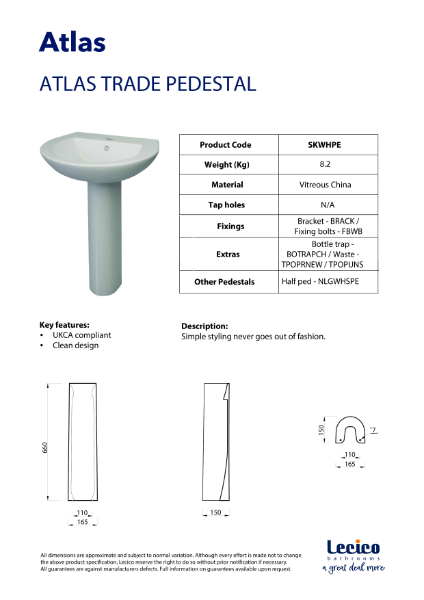 Atlas Full Pedestal