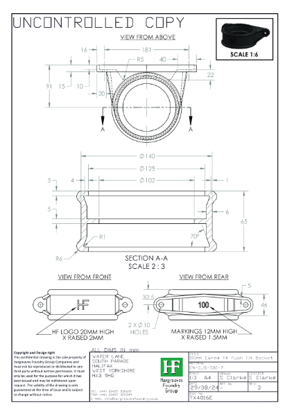 TX Eared Socket