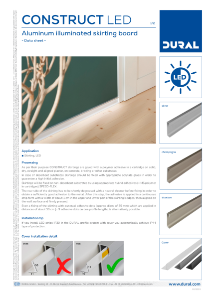 CONSTRUCT LED Data Sheet