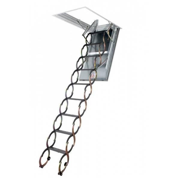 Fakro Loft Hatch with Ladder - LSF Fire Rated Metal Loft Hatch with Ladder