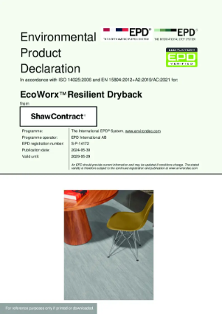 EcoWorx Resilient - EPD