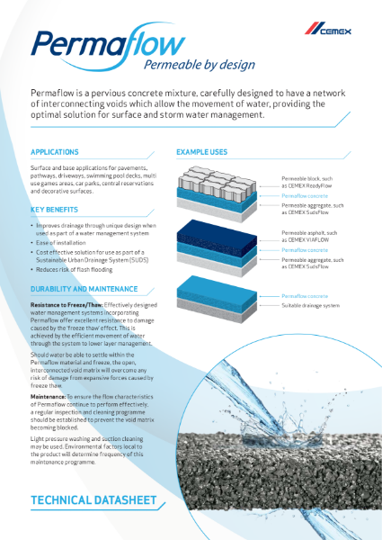 Permaflow Technical Datasheet