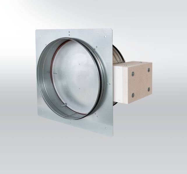 SEDS-R - ES MA Circular Single compartment smoke control damper (Ø100-630mm) - Smoke Damper