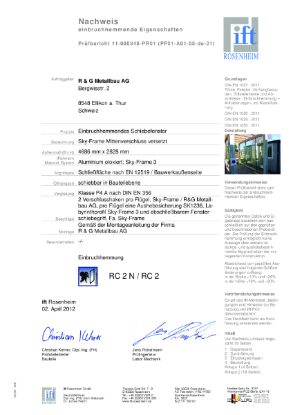 EN 1627-1630 RC3