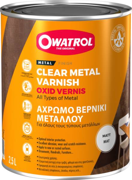 Oxid Vernis, Clear Metal Varnish 