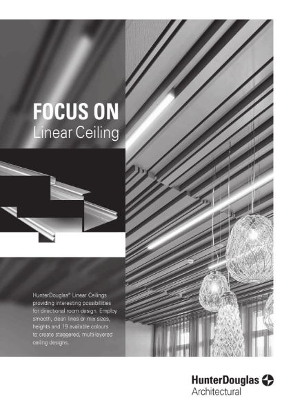 Technical Brochure Interior Linear Metal Ceilings