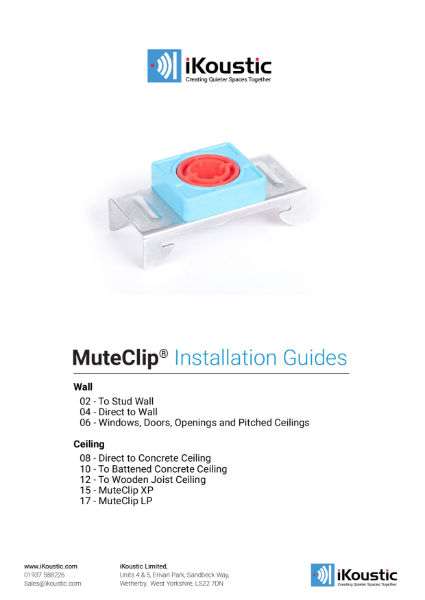 MuteClip® Installation Guide