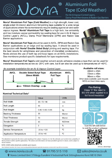 Novia Aluminium Foil Tape