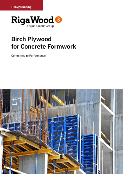 Birch Plywood for Concrete Formwork - Riga Wood