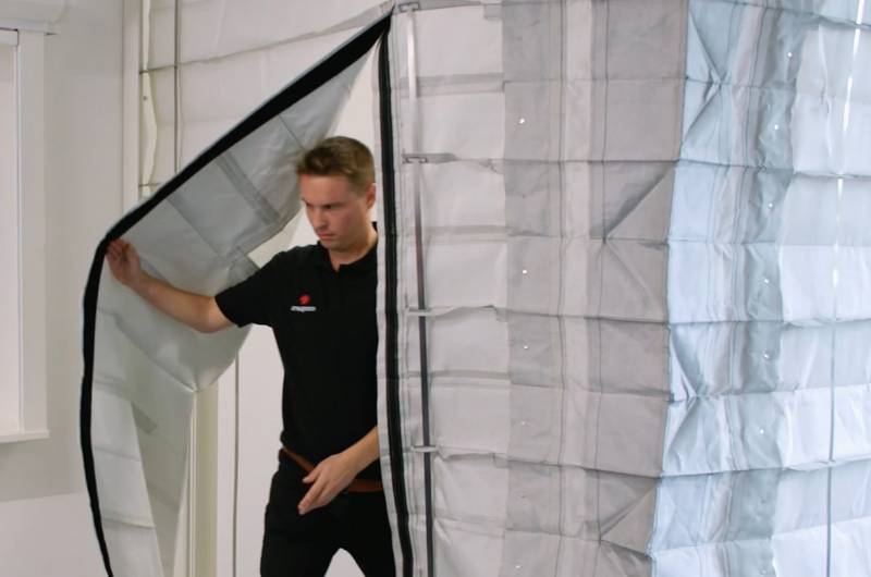 FireMaster® Concertina™ Egress Fire Curtain - Fire Curtain Concertina