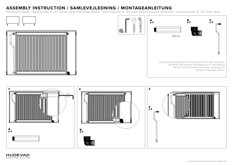 Hudevad Horizontal Instructions Tapping Code 15