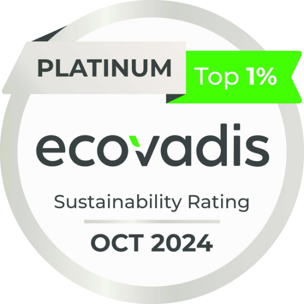 EcoVadis Platinum Sustainability Rating