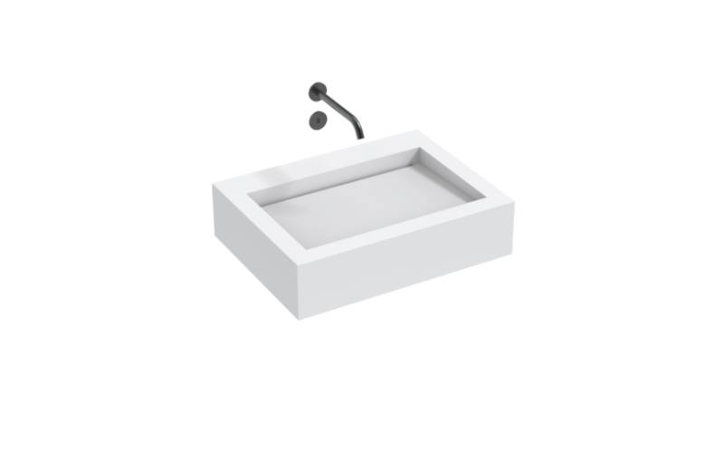 Monolith M Series - 450mm depth - Wall-mounted Monolithic Washbasins