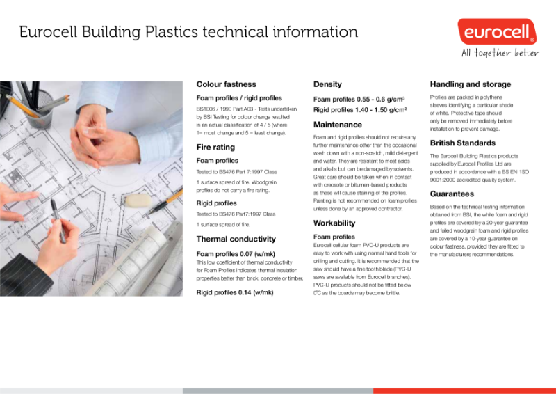 Eurocell Building Plastics Technical Information