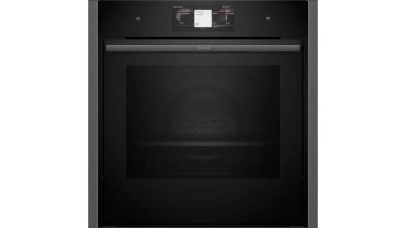 Single oven Slide & Hide door Graphite grey trim