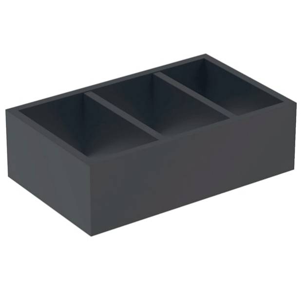 Geberit drawer insert, H-partition, for bottom drawer