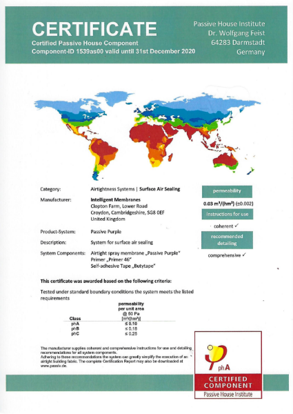  Passive House Institute: Component id: 1539as00 