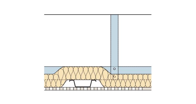 Siniat Suspended Acoustic Absorption MF Ceiling MF(1200.1200.600)-12R12no2-50G(312)
