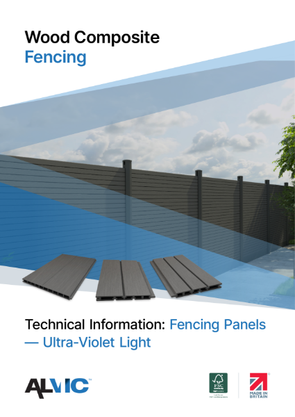 Wood Composite Fencing Panels - Technical Information - Ultra-Violet Light - Alvic Plastics