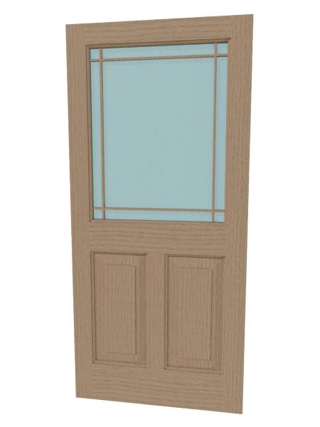 Traditional 3 Panel Door