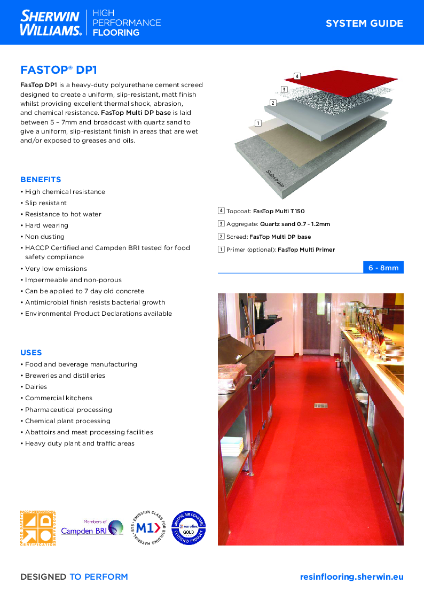 Resin Flooring FasTop DP1 Screed System Guide